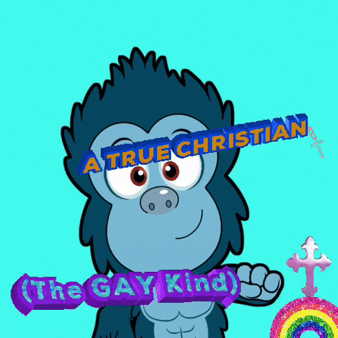 a cartoon of a gorilla says grateful for you