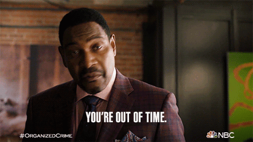 You'Re Out Of Time Preston Webb GIF - You'Re Out Of Time Preston Webb Law And Order Organized Crime GIFs