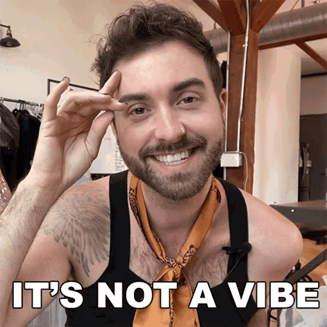 Its Not A Vibe Gunnar Deatherage GIF - Its Not A Vibe Gunnar Deatherage I Dont Enjoy It GIFs
