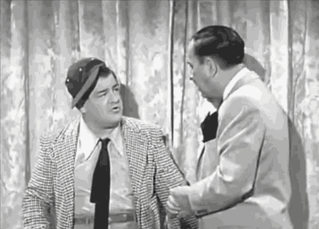 Naturally Abbot And Costello GIF - Naturally Abbot And Costello Whos On First GIFs