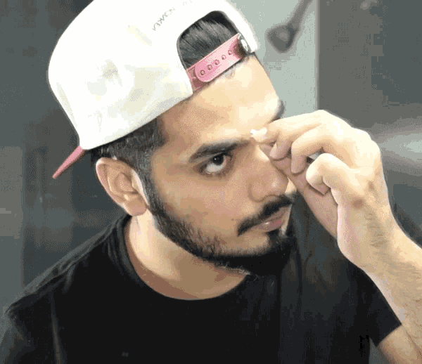 Asad Ansari Handsome GIF - Asad Ansari Handsome Picking Hair GIFs
