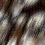 a close up of a blurred image of a person 's hair