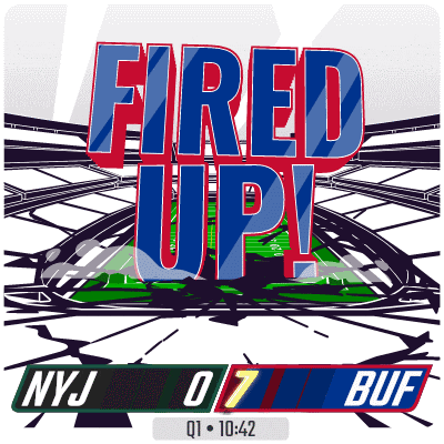 a graphic that says fired up nyj 07 buf