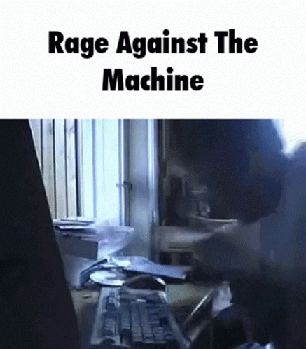Rage Against The Machine Computer Crash GIF - Rage Against The Machine Computer Crash Yeah GIFs