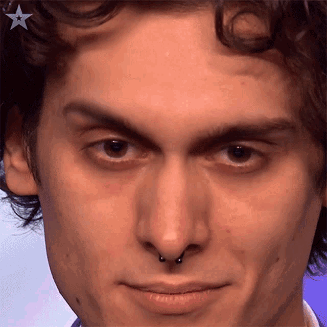 Playing With Eyebrows Britains Got Talent GIF - Playing With Eyebrows Britains Got Talent Pulling A Face GIFs