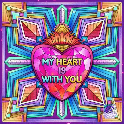 My Heart Is With You Mandela GIF - My Heart Is With You Mandela Colorful GIFs