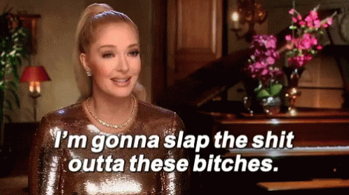 Slap Real Housewives GIF - Slap Real Housewives Slap The Shit GIFs