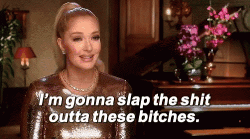 Slap Real Housewives GIF