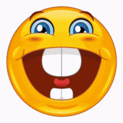 a smiley face with a big smile and a big mouth