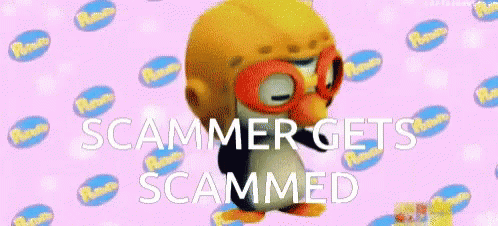 Scammer Gets Scammed Pororo GIF - Scammer Gets Scammed Pororo GIFs