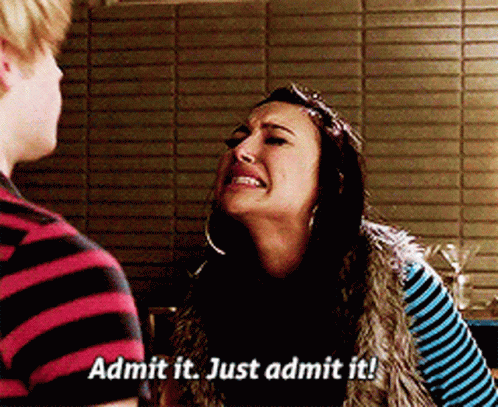 Glee Santana Lopez GIF - Glee Santana Lopez Admit It GIFs