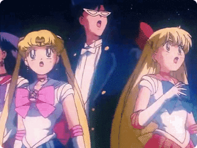 Sailor Moon Anime GIF - Sailor Moon Anime Shocked GIFs