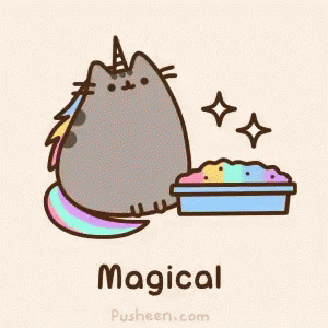 Pusheen Magical GIF - Pusheen Magical Unicorn GIFs