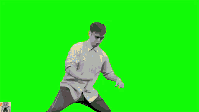 a man is dancing in front of an orange background with the word blackpill