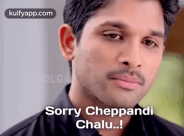 Sorry Cheppandi Chalu.Gif GIF - Sorry Cheppandi Chalu Allu Arjun Son Of Sathyamurthy GIFs