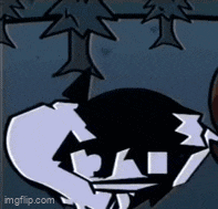 a cartoon drawing of a person with a heart on their chest