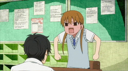My Little Monster Anime GIF - My Little Monster Anime Angry GIFs