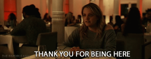 Thank You For Being Here Elisabeth Moss GIF - Thank You For Being Here Elisabeth Moss Cecilia Kass GIFs