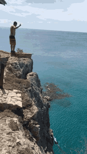 Cliff Jump GIF - Cliff Jump Ocean GIFs