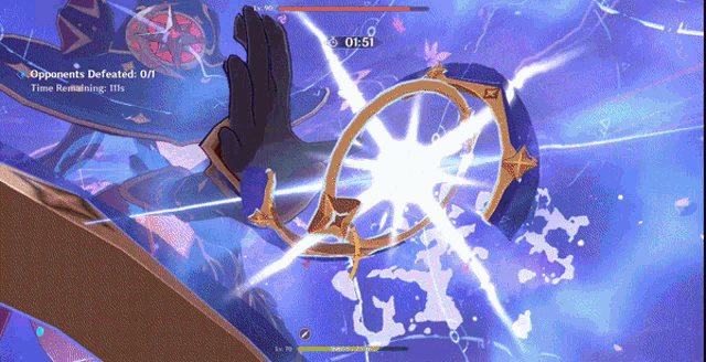 a screenshot of a video game that says opponents defeated 0