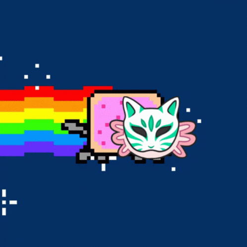 Axolittles Nyan Cat GIF - Axolittles Nyan Cat Cute GIFs