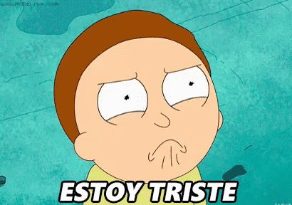 Morty: Estoy Triste GIF - Rick And Morty Morty Estoy Trsite GIFs