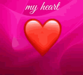a red heart with the words " my heart is about to explode "