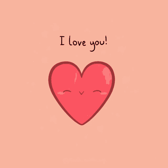 a drawing of a heart with the words i love you
