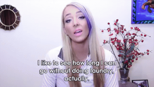 If I'M Not Out Of Underwear And/Or Socks It'S Not Happening GIF - Laundry Dirty Clothes Clothes GIFs
