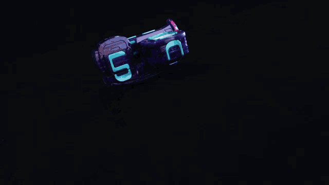 a purple and pink item with a square in the middle of it