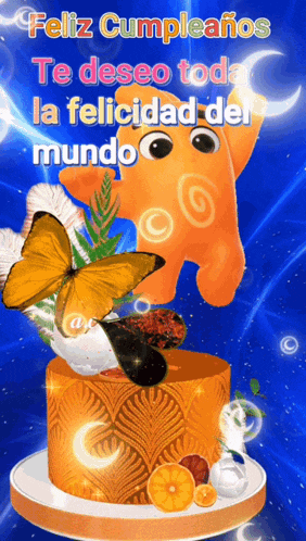 a feliz cumpleanos te deseo toda la felicidad del mundo greeting card