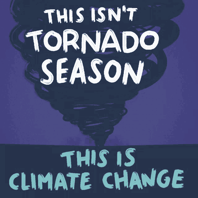 a poster that says this isn 't tornado season