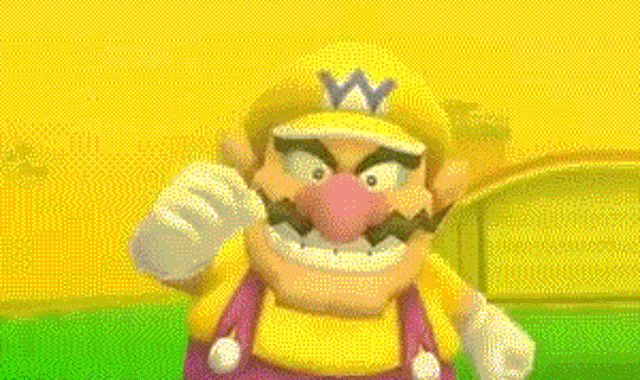 Mario And Sonic At The London2012olympic Games Wario GIF - Mario And Sonic At The London2012olympic Games Wario Destroy A Machine GIFs
