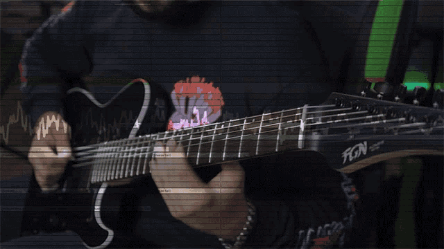 Recording Andrew Baena GIF - Recording Andrew Baena Playing Guitar GIFs