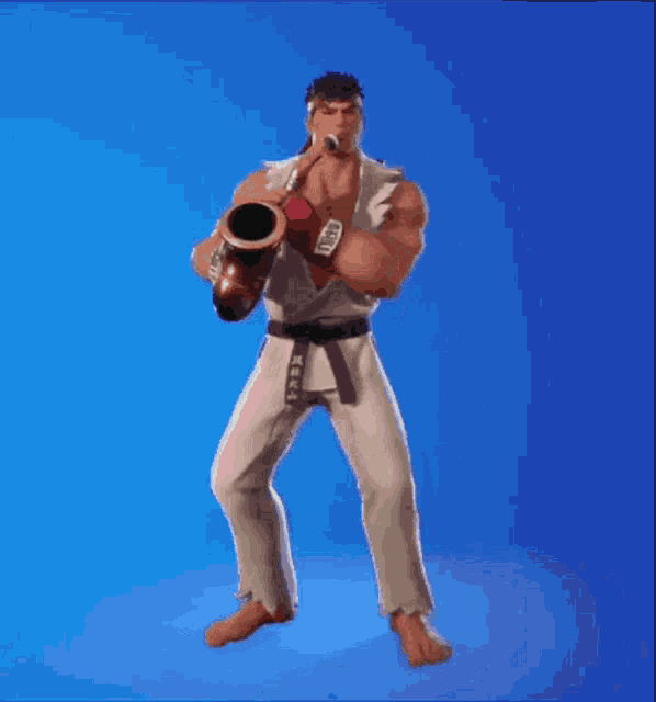Ryu Fortnite GIF - Ryu Fortnite Street Fighter GIFs