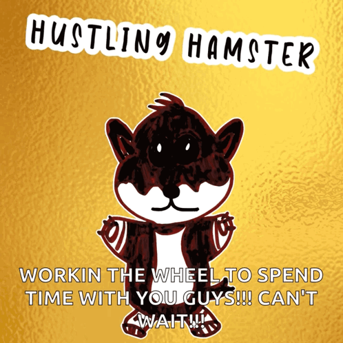 Hustling Hamster Veefriends GIF