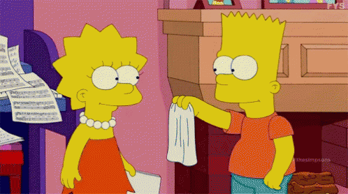 Bart Lisa GIF - Bart Lisa Simpson GIFs