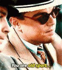 a man wearing sunglasses and a hat is saying you see old sport