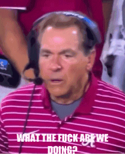 a man wearing a headset says what the fuck are we doing