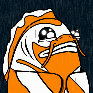 a cartoon drawing of a fish with a pearl in its mouth