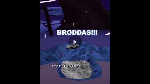a screenshot of a video game that says broddas on it
