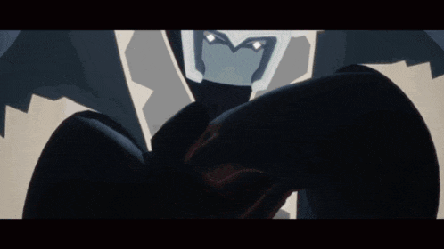 a cartoon character is holding a glowing object in his hands