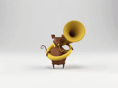 Mouse And Tuba GIF - Mouse Tuba GIFs