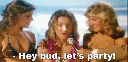 Hey Bud Lets Party GIF - Hey Bud Lets Party Beach GIFs