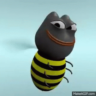Bee Frog GIF - Bee Frog Pepe GIFs