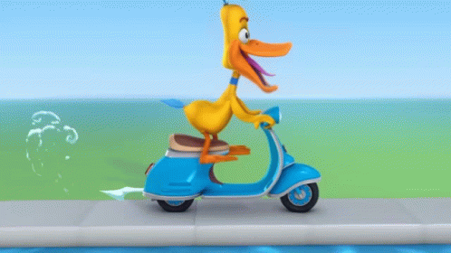 Scooter Motorcycle GIF - Scooter Motorcycle Duck GIFs