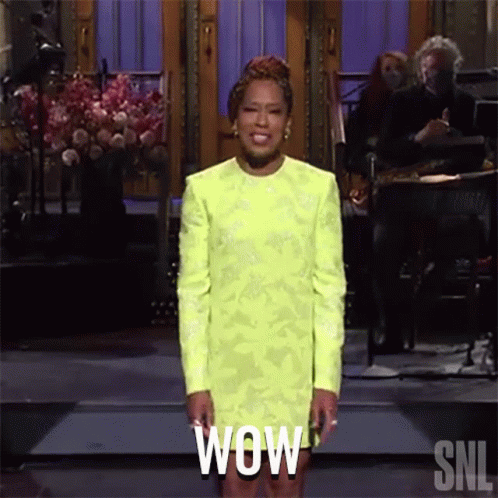 Wow Regina King GIF - Wow Regina King Saturday Night Live GIFs