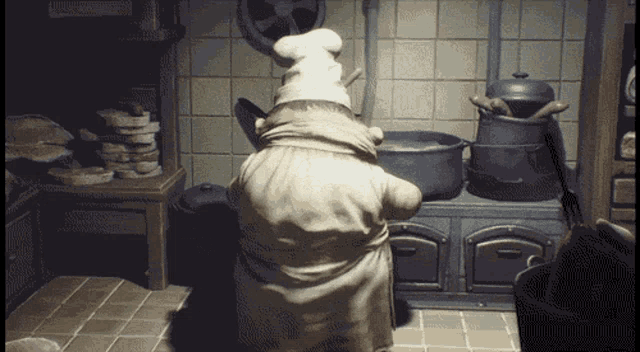 Little Nightmares The Maw GIF - Little Nightmares The Maw The Chefs GIFs