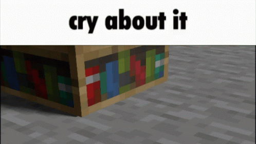 Cry About It Meme Gif Among Us GIF - Cry About It Meme Gif Among Us Bookshelf GIFs