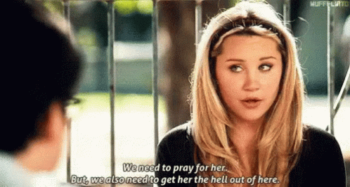 Pray For Her Easy A GIF - Pray For Her Easy A Amanda Bynes GIFs